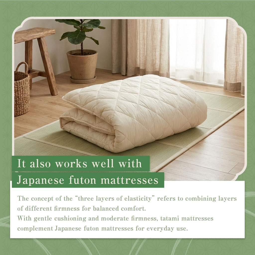 Japanese Tatami Mat, Foldable Igusa Rush Grass Floor Mat