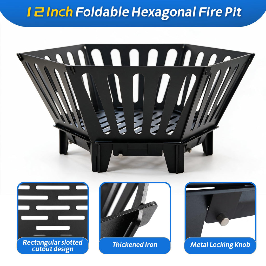 22.5 Inch Portable Outdoor Fire Pit