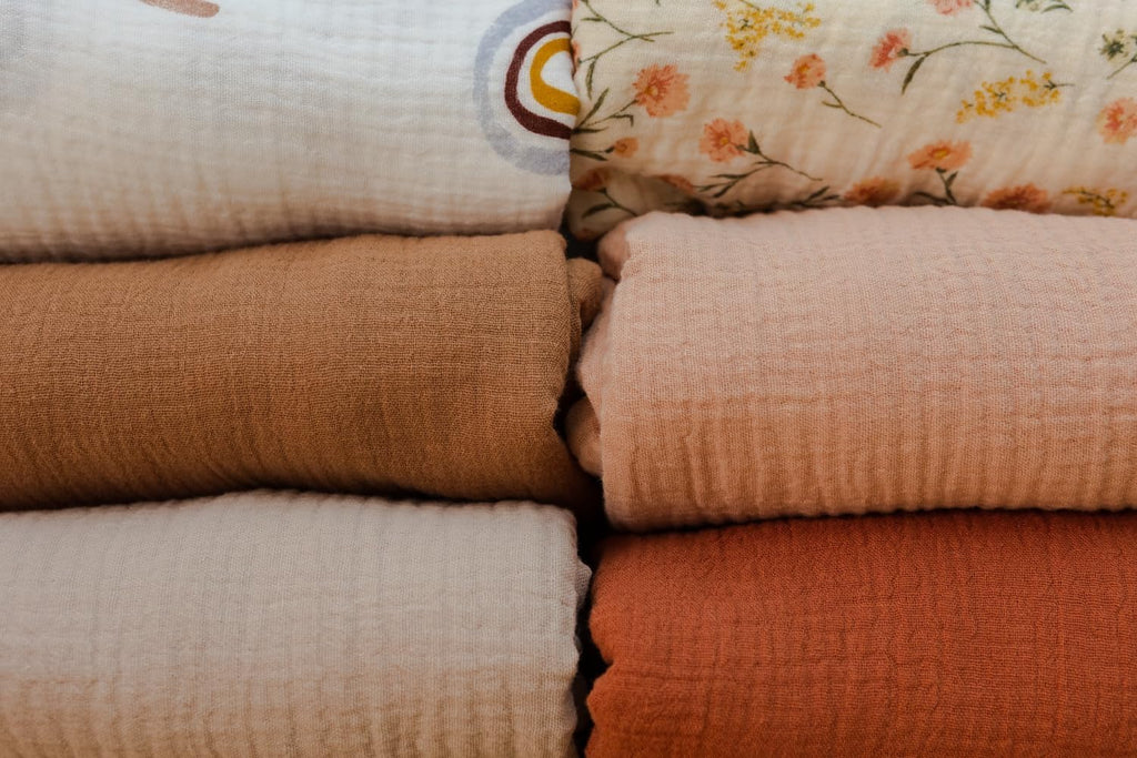 Jump 2 Layers Muslin Cotton Baby Blankets - Vintage Floral Toddler Quilt Crib Blanket - Gender Neutral Crib Blanket