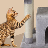 Cute Cat Tree Kitten Cat Tower for Indoor Cat Condo Sisal Scratching Posts with Jump Platform Cat Furniture Activity