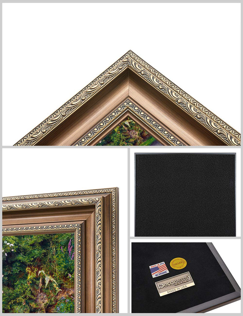 Ophelia Gold Framed Wall Art, 29x21