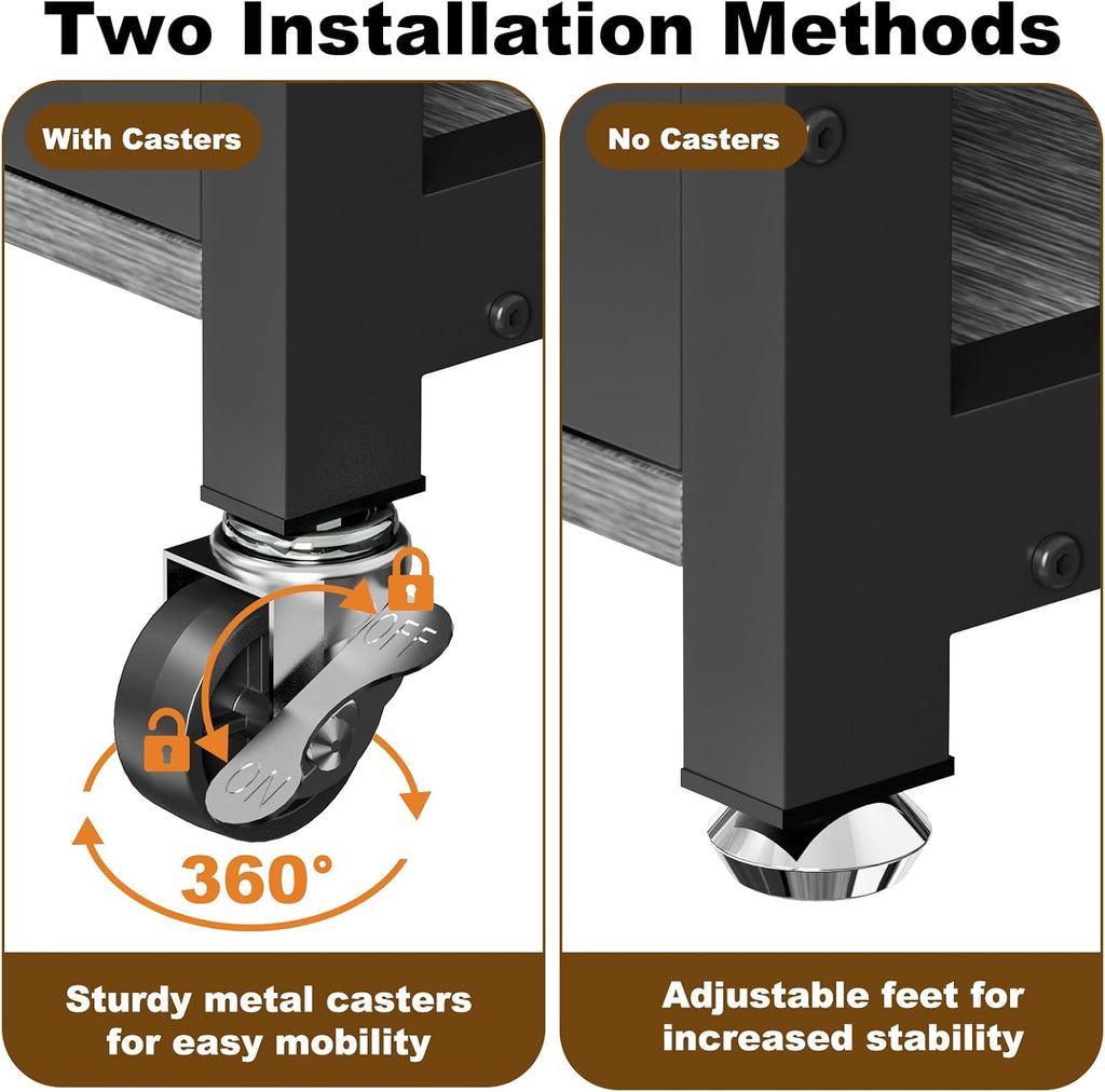 Heavy Duty Dog Crate Furniture on Lockable Wheels
