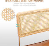 Zesthouse Natural Rattan Dining Chairs Set of 2