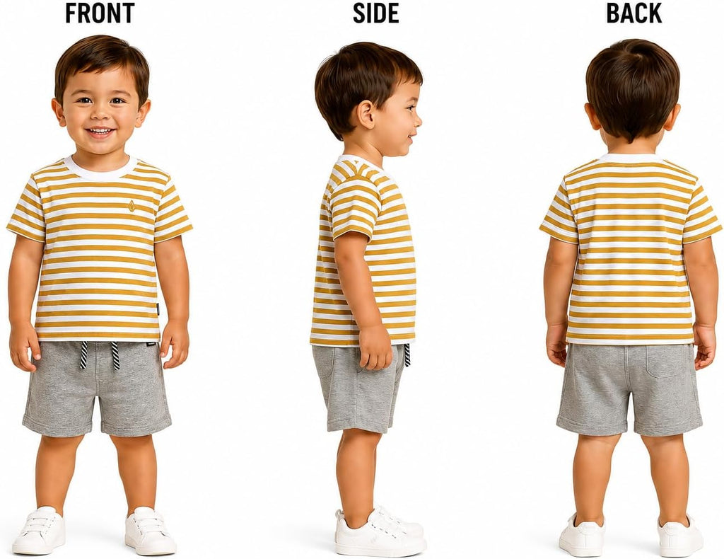 Baby Boys Piece Graphic Tees & Shorts Set, Matching Activewear