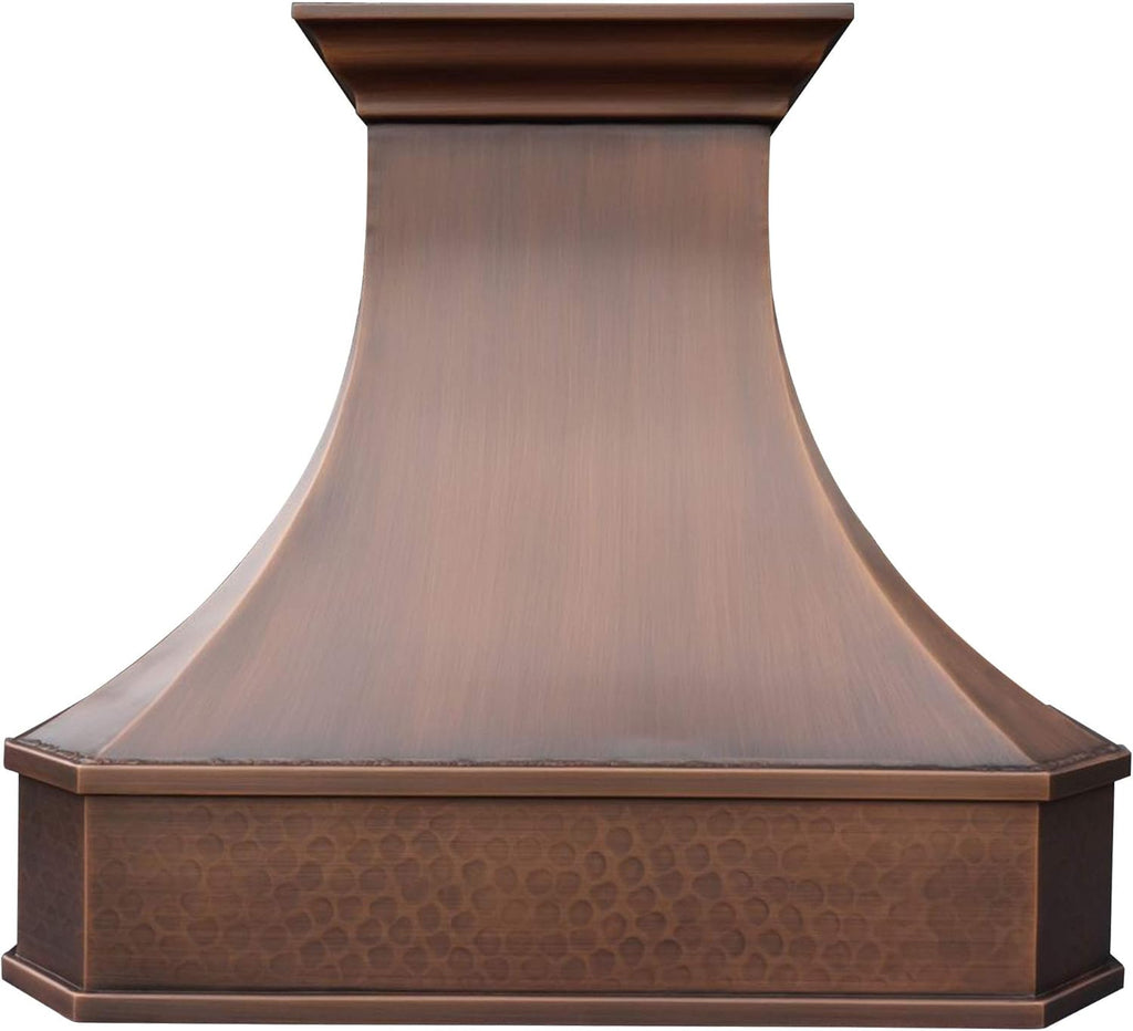 30 Inch Copper Wall Mount Range Hood Baffle Filters