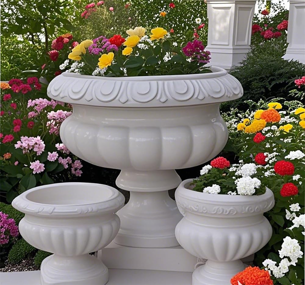 Extra Large Concrete Planter Mold, Heavy-Duty Reusable ABS Molds for Flower Pots, Large Concrete Planter Molds for