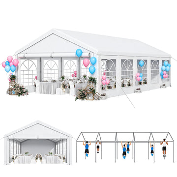 16x32FT Party Tent Heavy Duty PVC Wedding Event Shelters