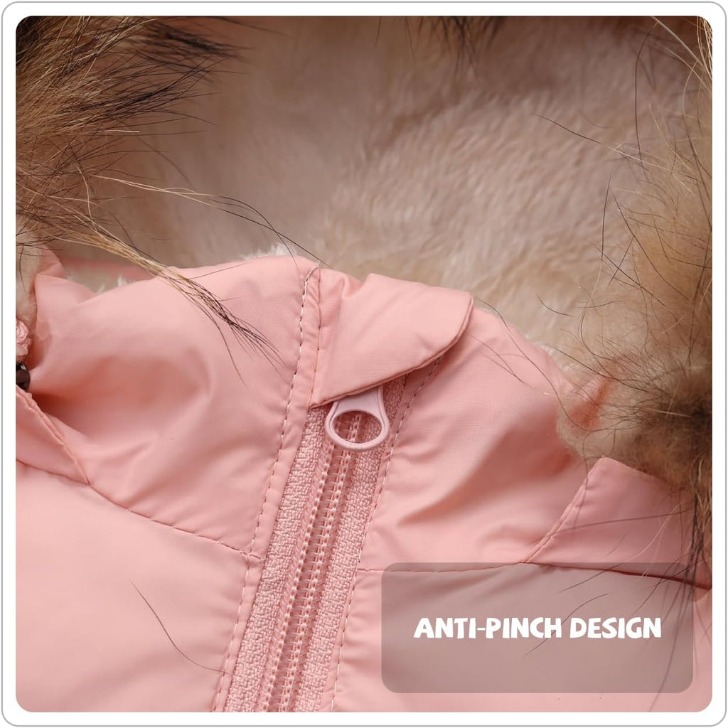 Baby Boy Winter Coat Toddler Girl Hooded Puffer Jacket Fur Collar Down Outerwear