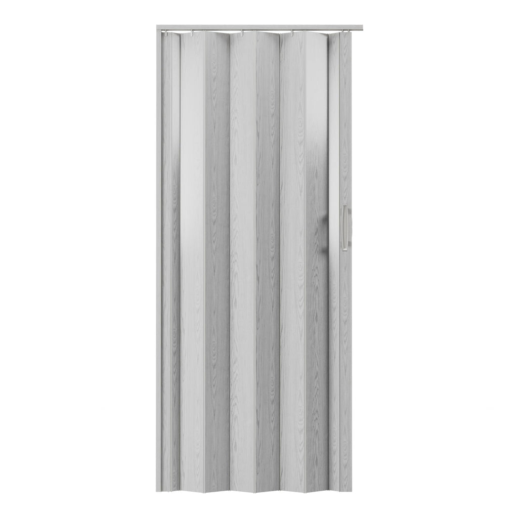 Studio Series 36" x 80" PVC Foldable Accordion Door, Grey