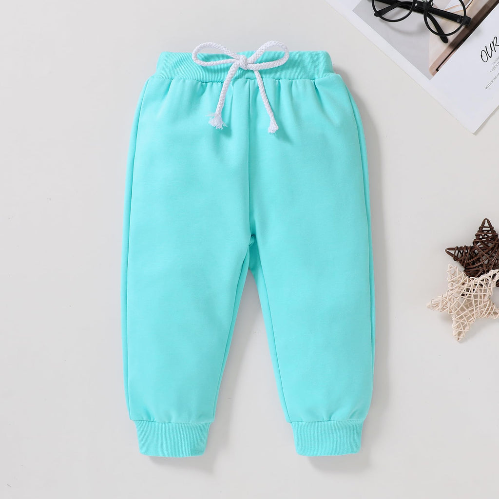 Baby Outfits for Girl Boy Toddler Sweatsuit Hoodie Set (Solid Color-Blue, )