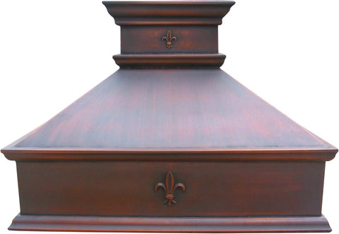 36 Inch Copper Wall Mount Range Hood Baffle Filters