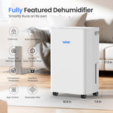 30 Pints Smart Dehumidifier with WiFi App, for Home & Bedroom Up to 2,000 Sq. Ft.