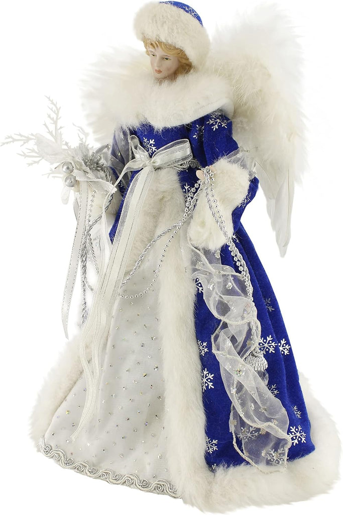 Hill 14" Royal Blue Angel Tree Topper 414530