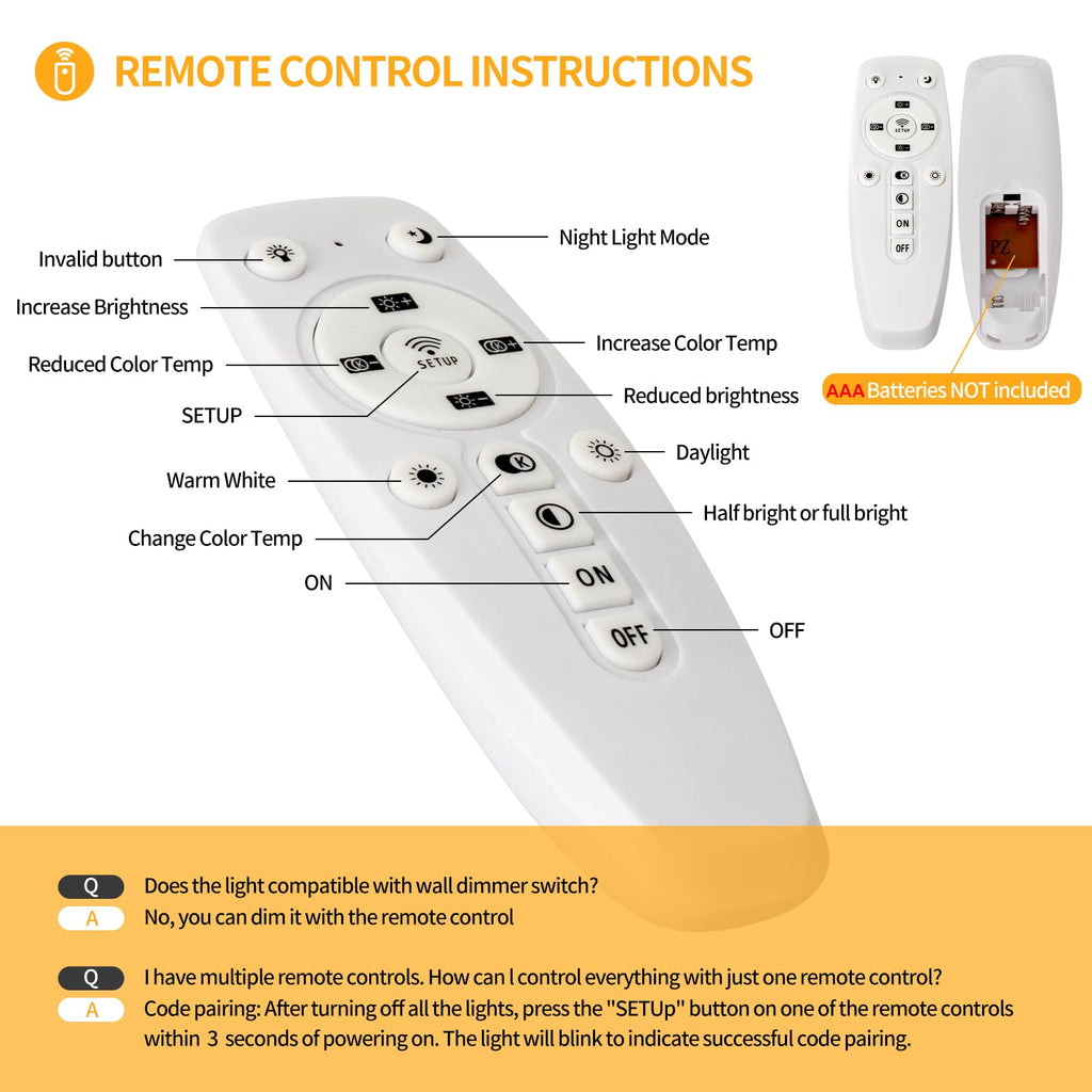 Dimmable Plug in Track Lighting with Remote, 8-Light White