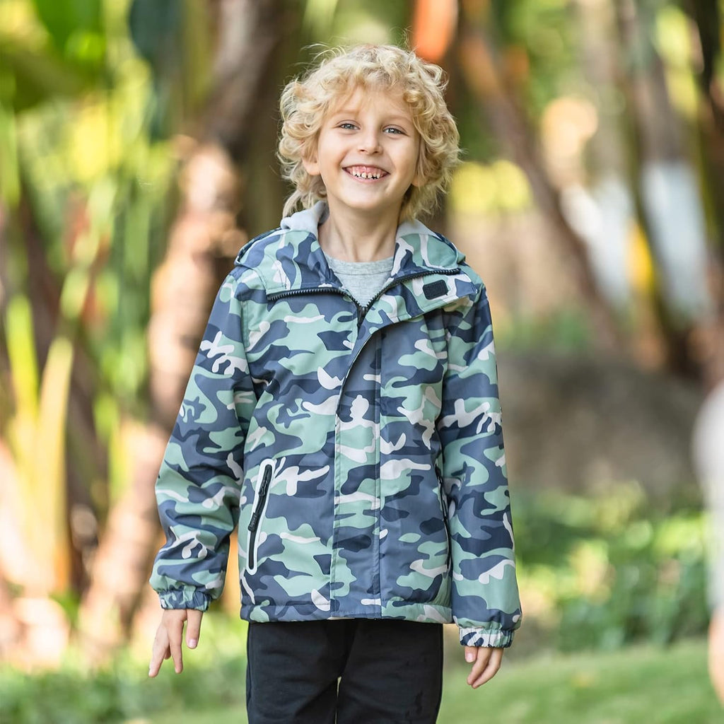 Waterproof Kids Rain Jackets With Hood,Lightweight Toddler Raincoat For Boys Girls,Kids Clothes Windbreaker Jacket