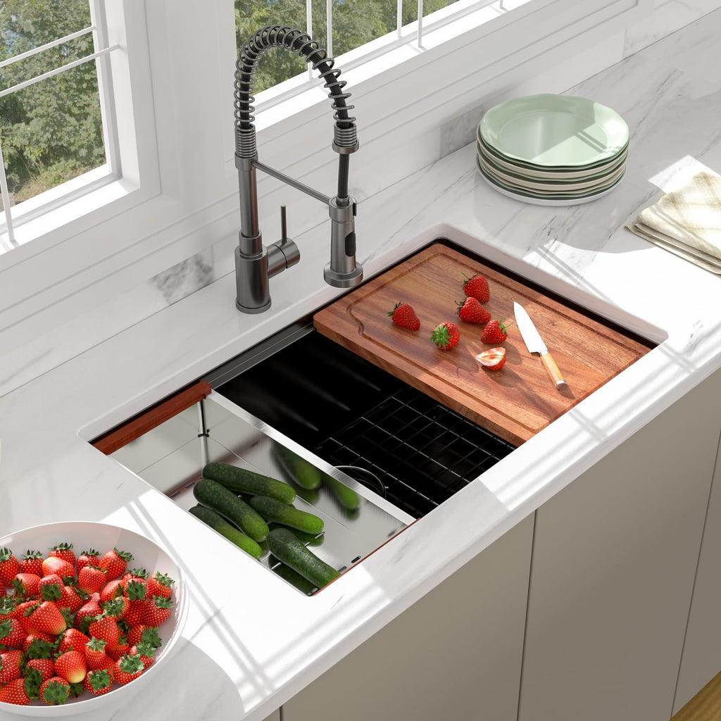 30 Inch Black Undermount