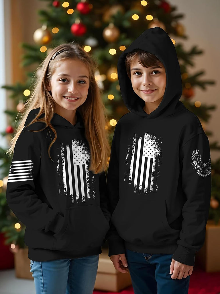 3D Print Hoodies for Teen Boys Kids, Graphic Printed Sweatshirt Pullover, with Pockets