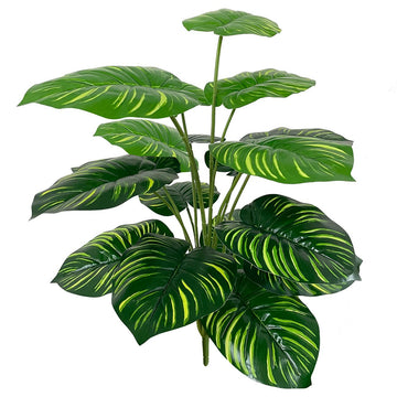 25 Inch Artificial Plant Faux Desk Plants Outdoor Indoor Fake Plants Bathroom Office Bedroom Aesthetic Decor Monstera