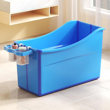 Collapsible Baby Bathtub Foldable Bathtub for Toddler Portable Large Foldable Bath Tub Bathtub for Kids Petite with