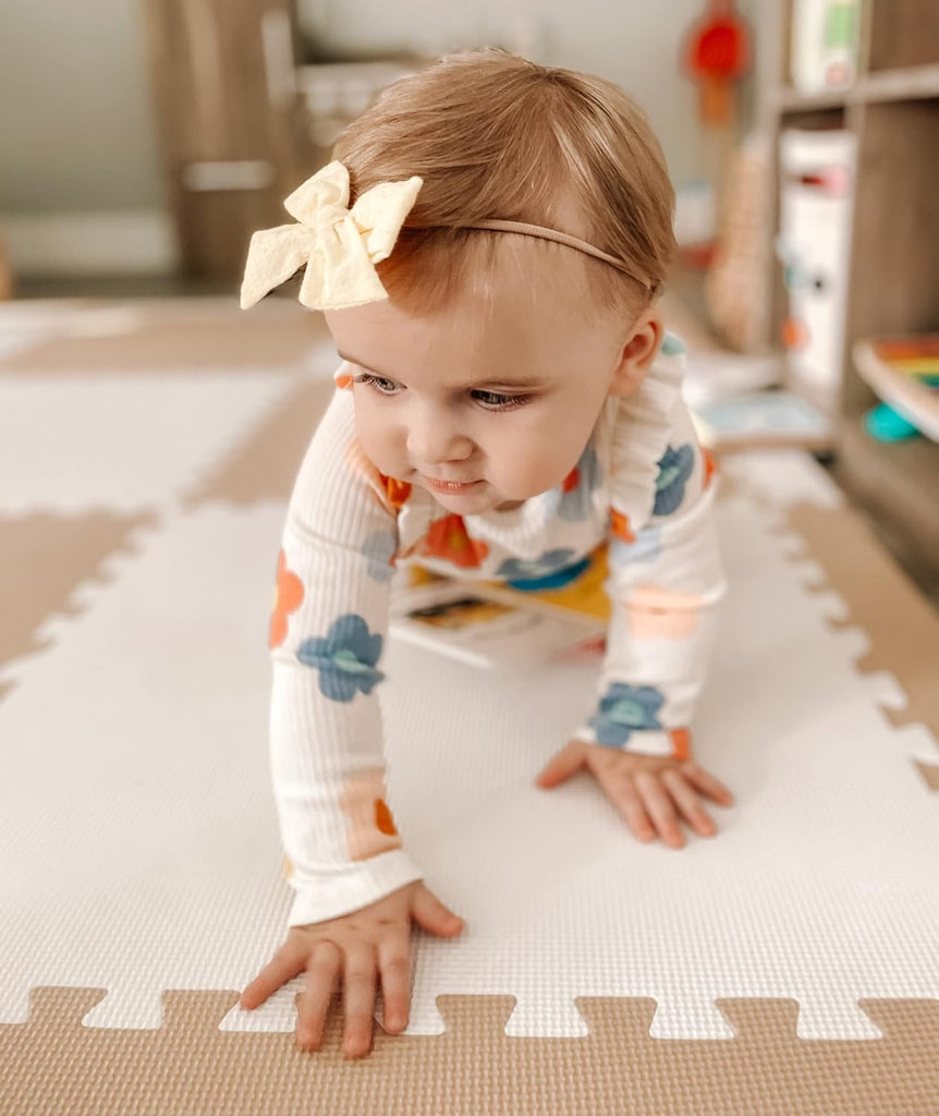 Extra Large Baby Play Mat Tiles Thick Foam Non-Toxic Floor Puzzle Mat Interlocking Activity Playmat for Infants