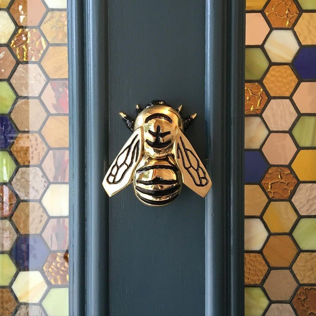 Bumblebee Door Knocker - Brass (Standard Size)