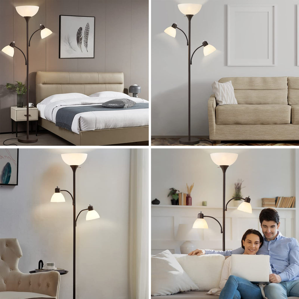 Floor Lamps, 72" Tall Standing Lamp, Torchiere Lamp