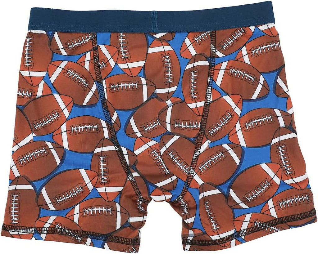 Underwear Sports Patterns AOP Boy's Pack Boxer Briefs