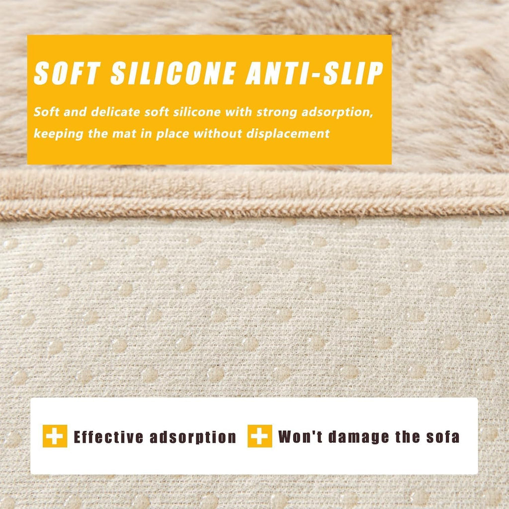 Medium Calming Dog Bed for Couch - Non-Slip Sofa Mat for Dogs and Cats