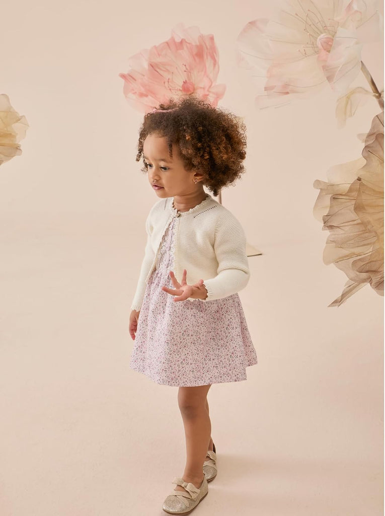 Baby Girls' Long Sleeve Shrug, Knit Girls Cardigan, Childrens Bolero