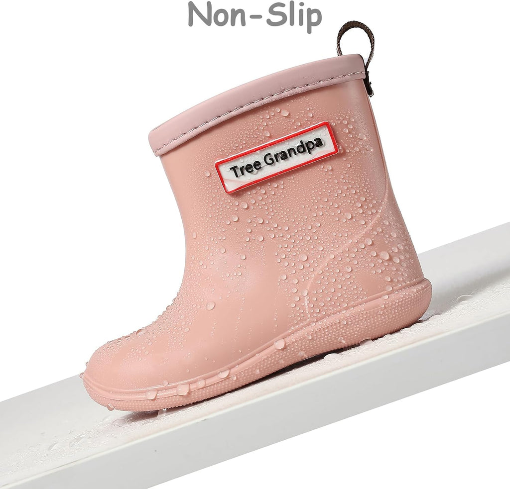 Toddler Rain Boots Waterproof shoes for Boys Girls Lightweight
