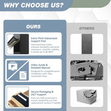 10'x12' Gazebo Hardtop Gazebo, Aluminum Pergola with Double  - Image 7