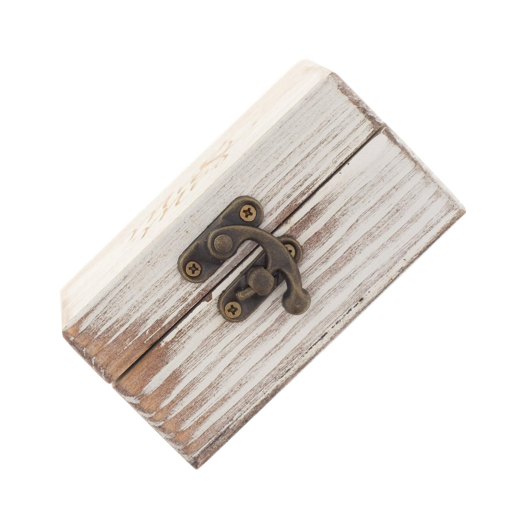 Wood Ring Box for Wedding Ceremony Rustic Vintage Ring Bearer Box, Unique Engagement Ring Holder Boxes for Marriage
