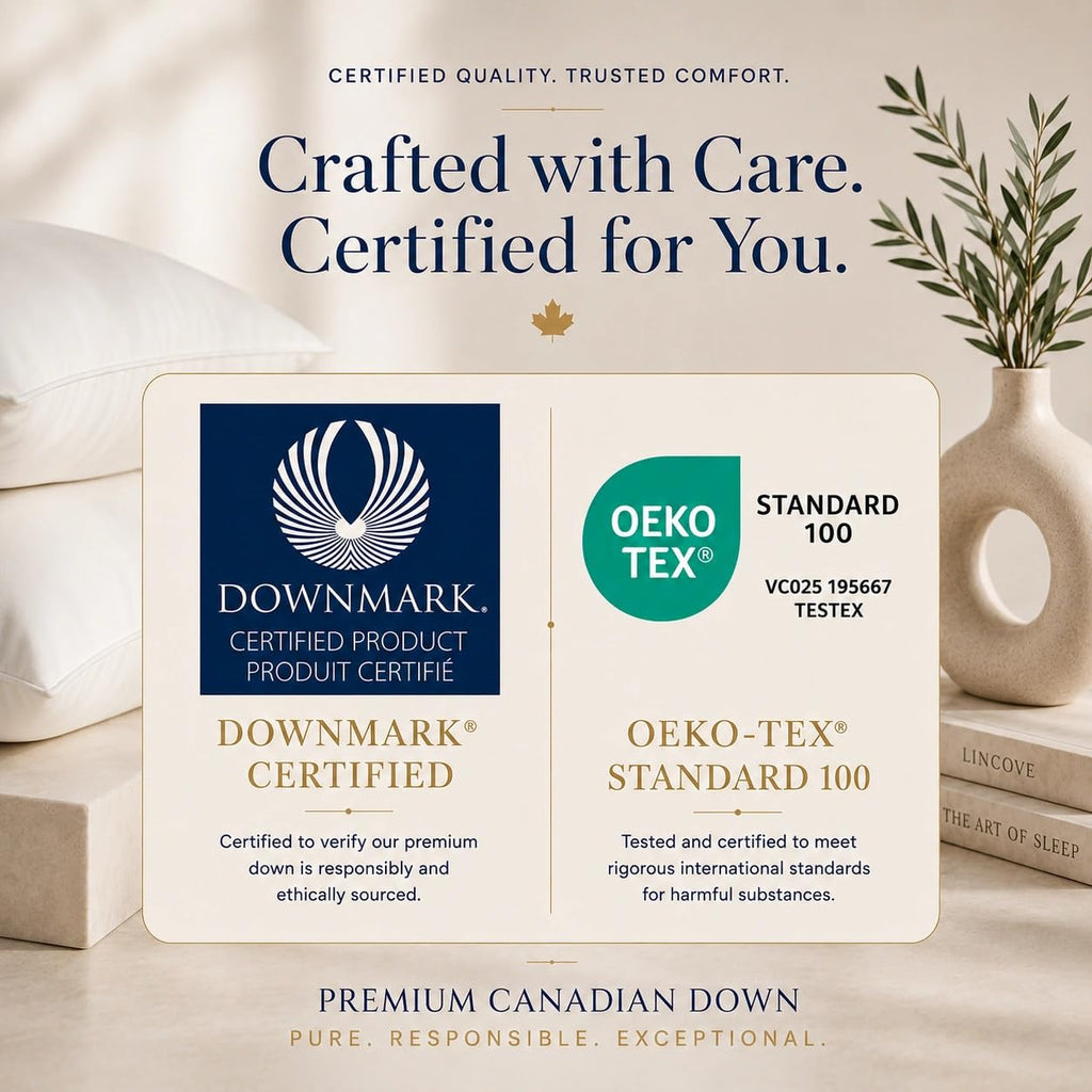 Canadian Down Comforter - Extremely Soft and Lightweight Duvet Insert - Corner Loops in Each Corner, 600 Thread Count