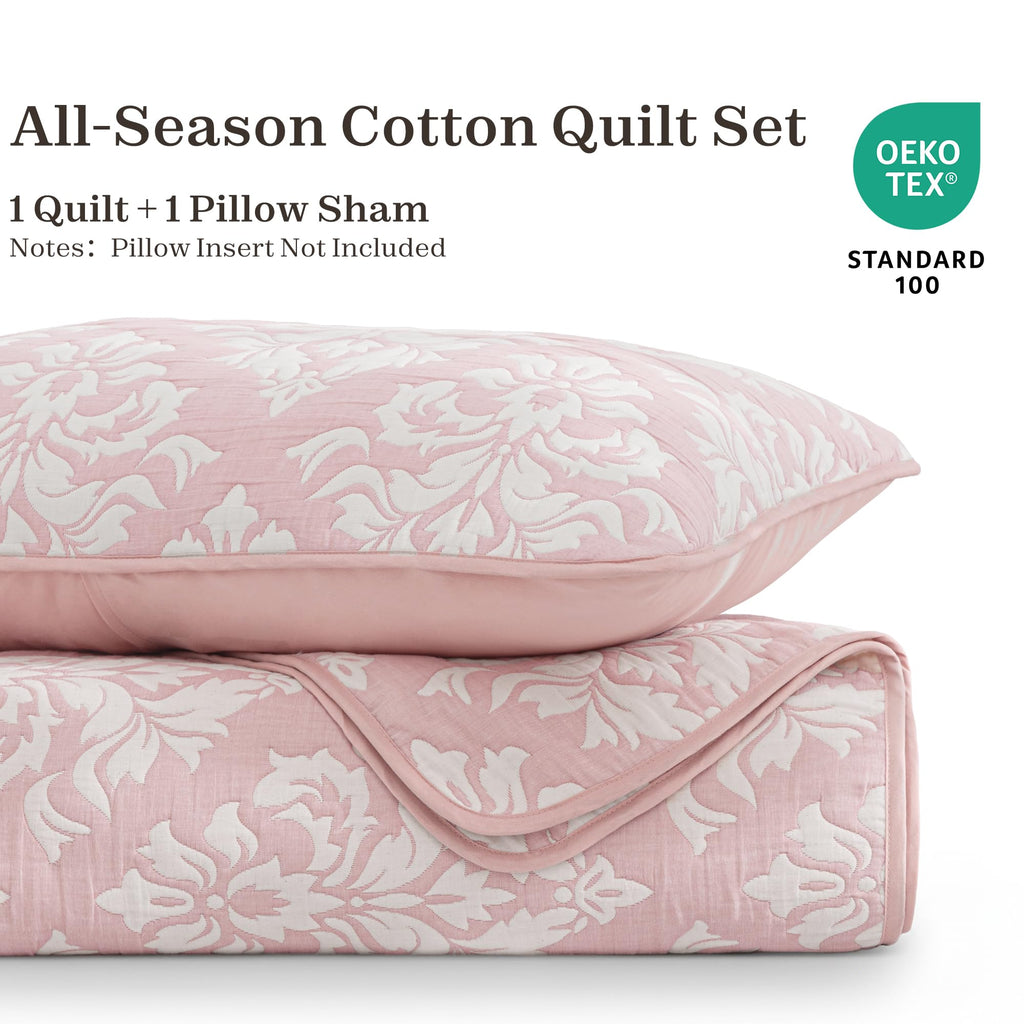 Cotton Quilts Twin Size Pink