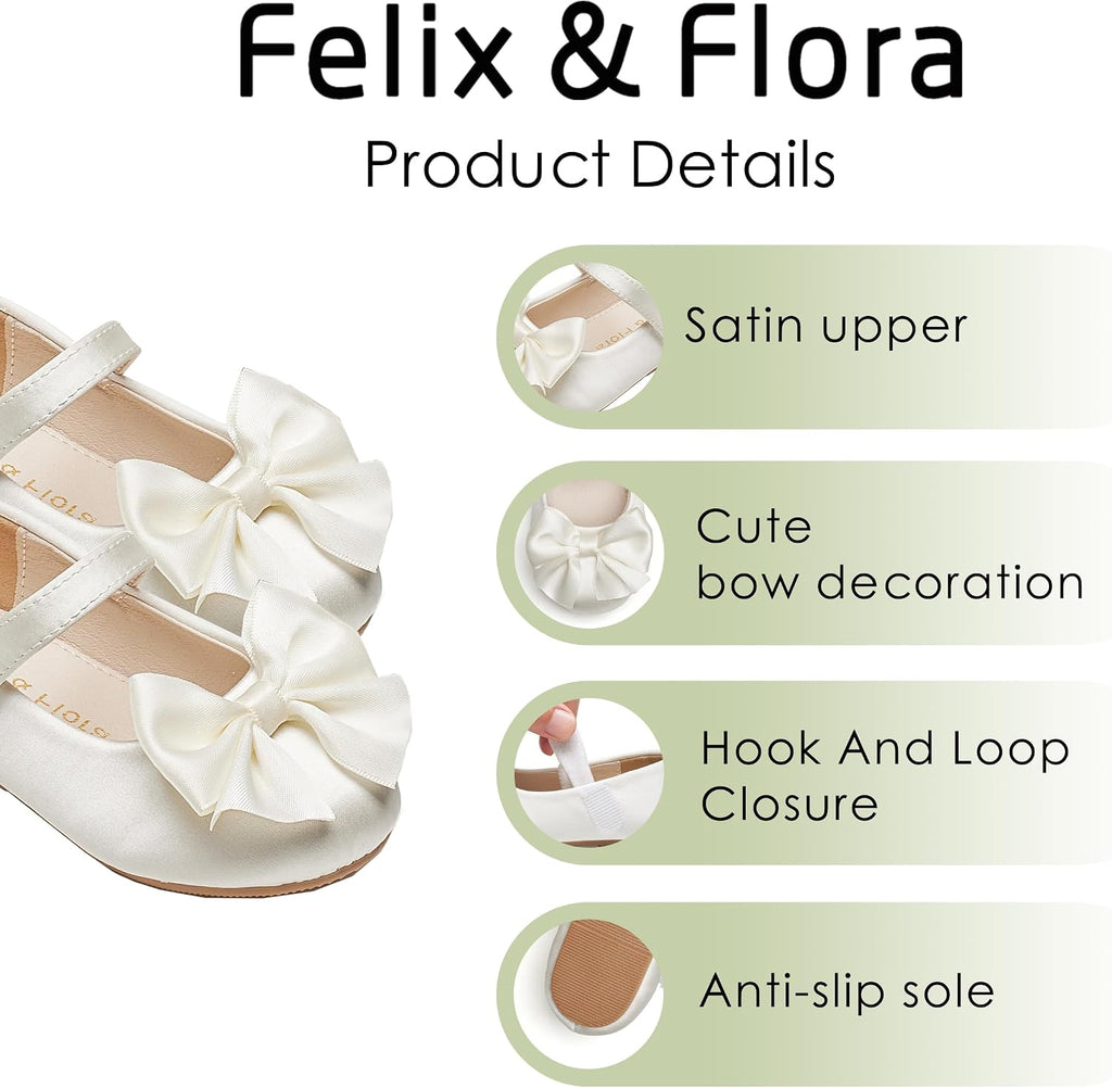 Toddler Flower Girl Dress Shoes Girl Ballet Flats Party School Shoes Wedding