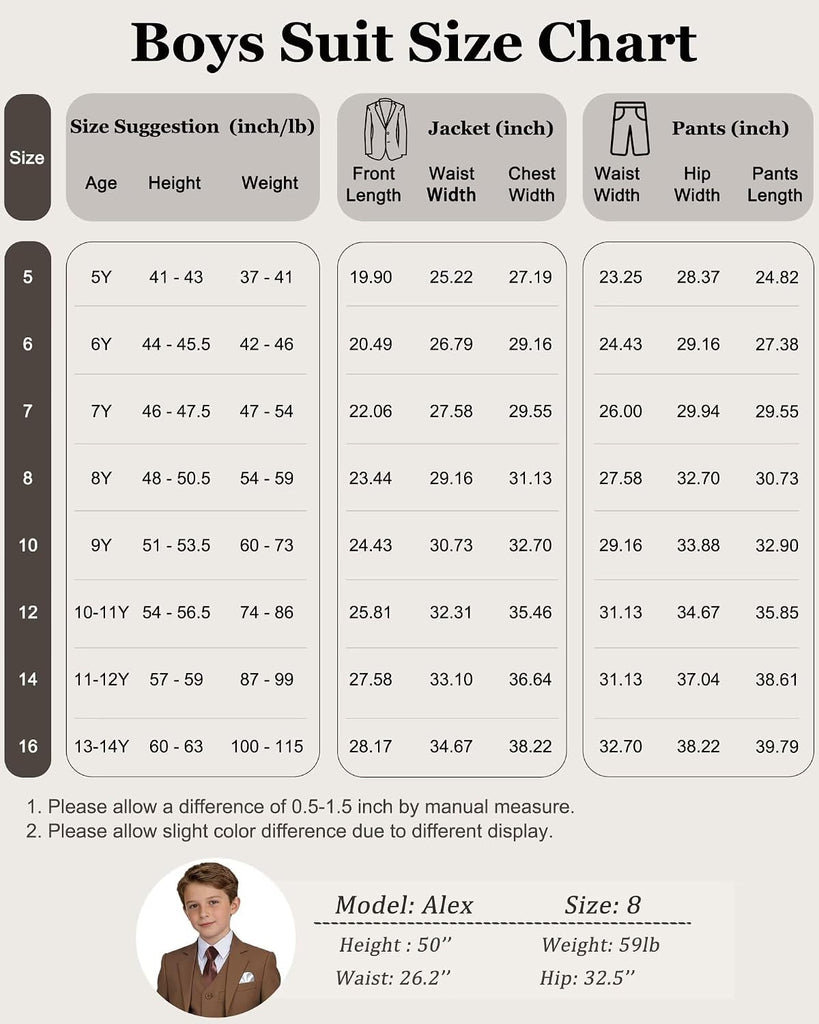 Boys Suit Kids Formal Tuxedo Suits for Boys Wedding Easter Outfits