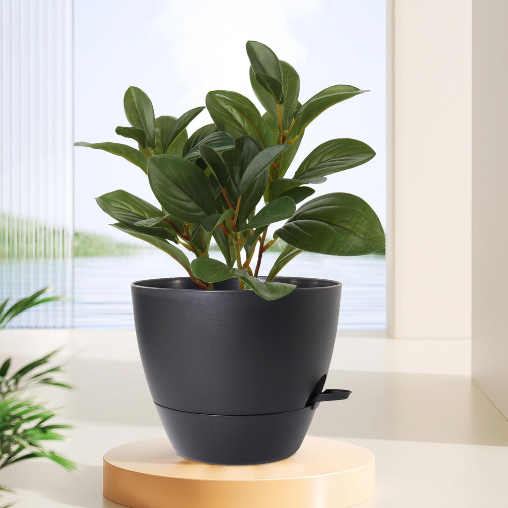 12 in Large Self Watering Pot, Plant Pots for Indoor Outdoor Plants