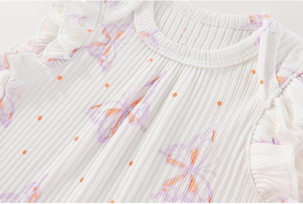 Baby Short Sleeve Bodysuits Cotton One-Piece Baby Boy Girl Clothes Pack