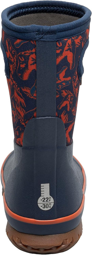 Grasp Kids Waterproof Rain Boots, Insulated Winter Snow Boots
