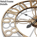 24 inch Wall Clock, Large Wall Clocks for Living Room