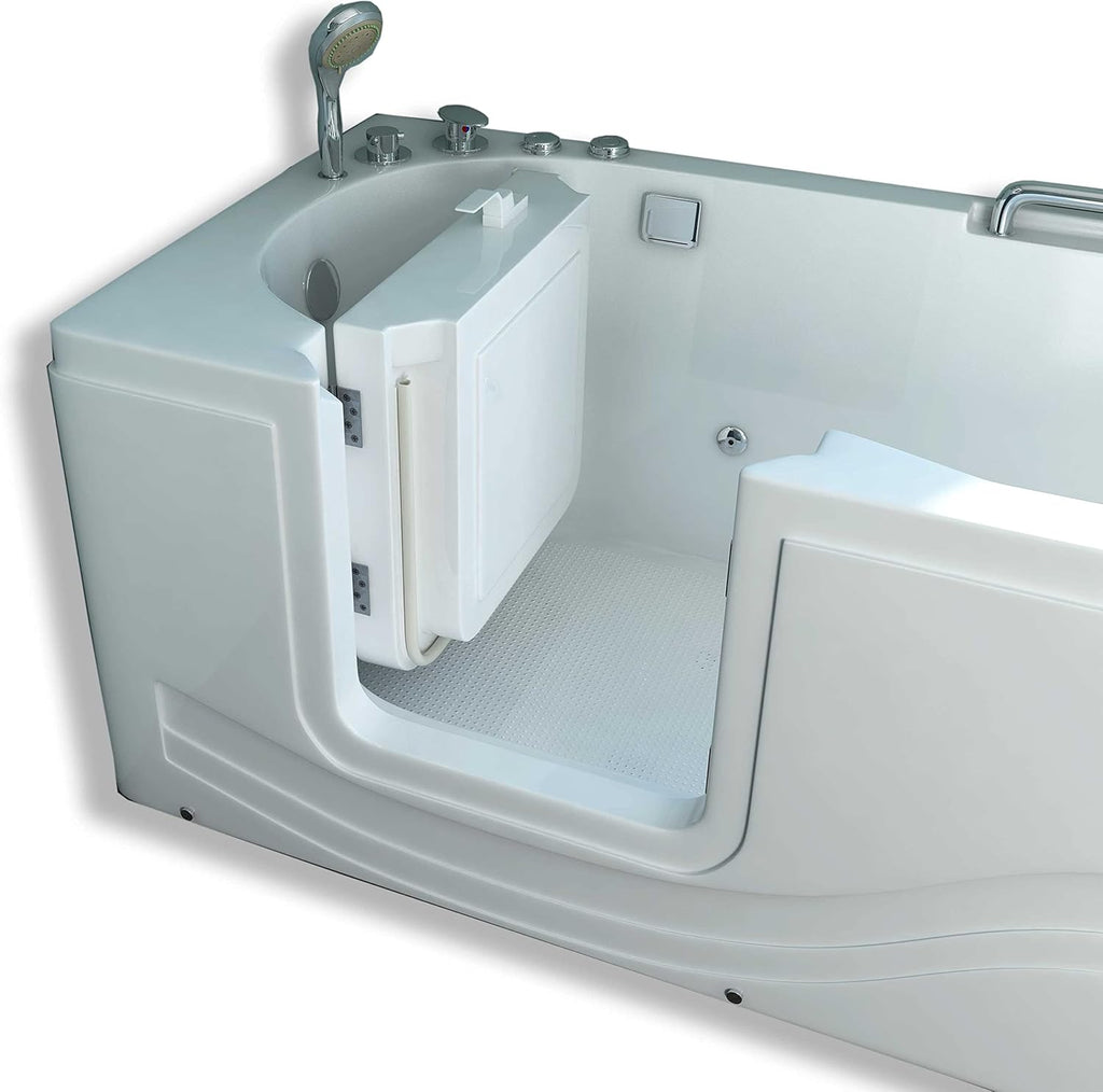 Whirlpool bathtub with door hydrotherapy Walk-in 60” x 30” 6 jets - Dolly