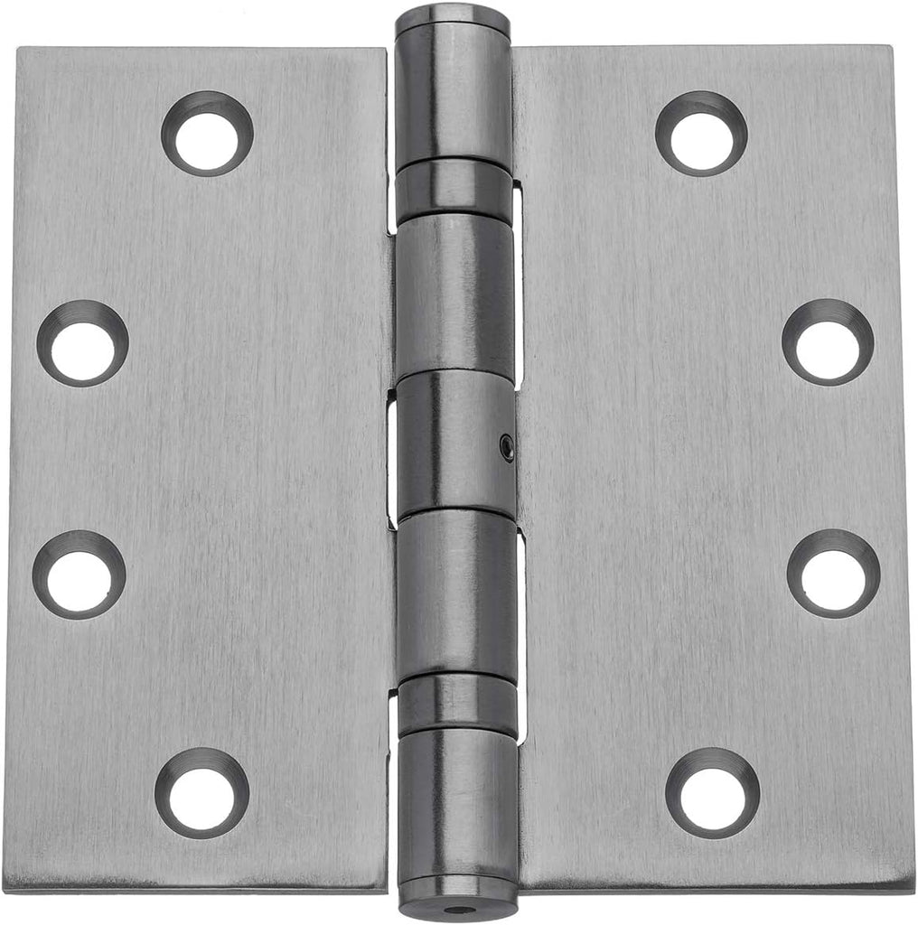Door Hinges, Heavy Duty 4.5x4.5 Full Mortise Ball Bearing Design for a Smooth Quiet Swing