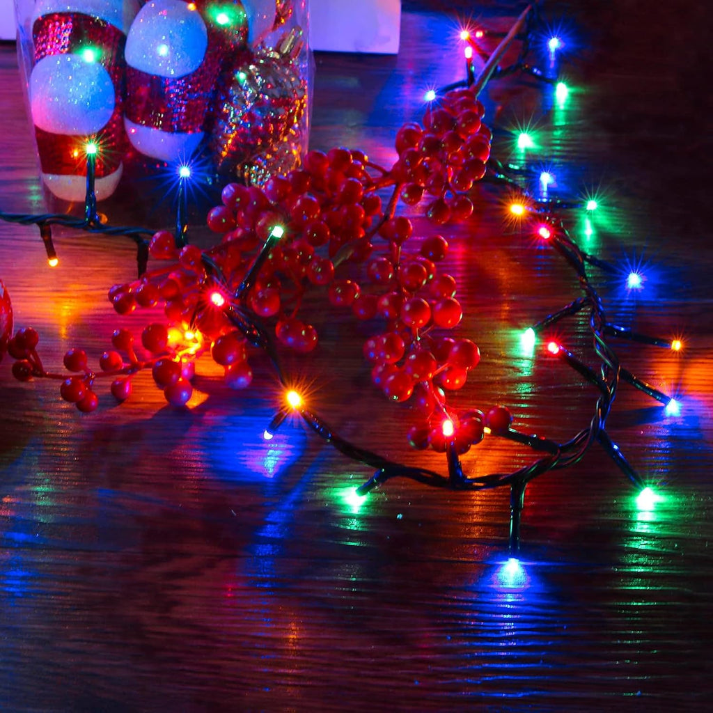 1000 LED 82 ft Christmas Cluster Lights Xmas String Lights Multicolor