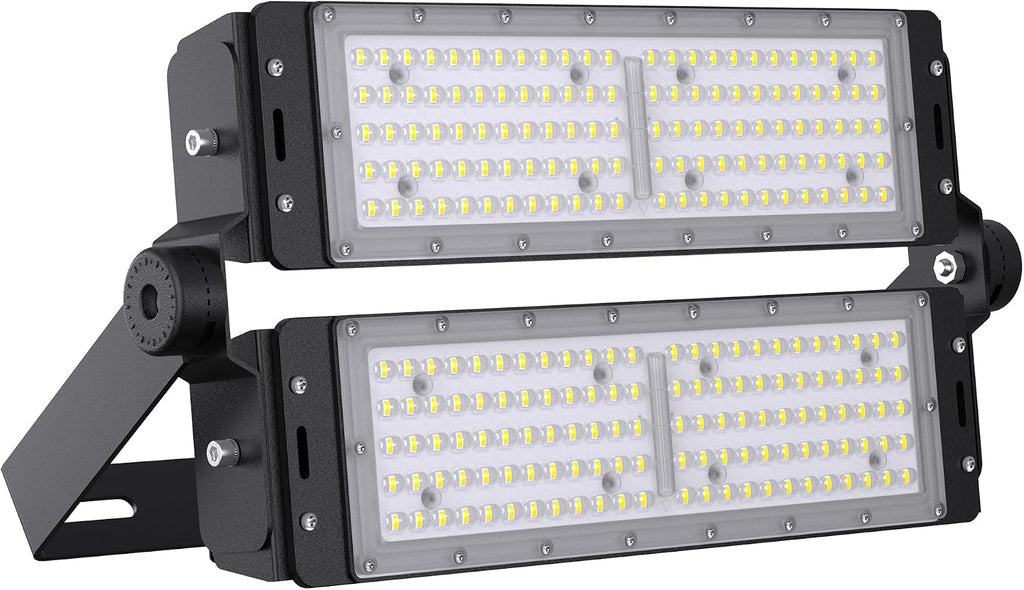 Pro 6 Series 200W 30,000LM LED Flood Light Outdoor, ETL Certified, 100V-277V, 5000K Daylight, IP66 Waterproof