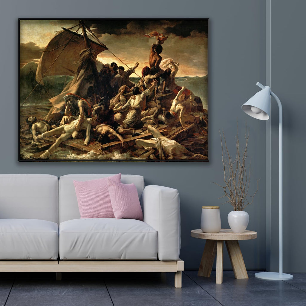 The Raft of Medusa Poster - Theodore Gericault Art Print - Modern Canvas Wall Art - Realism Renaissance Artwork Cool