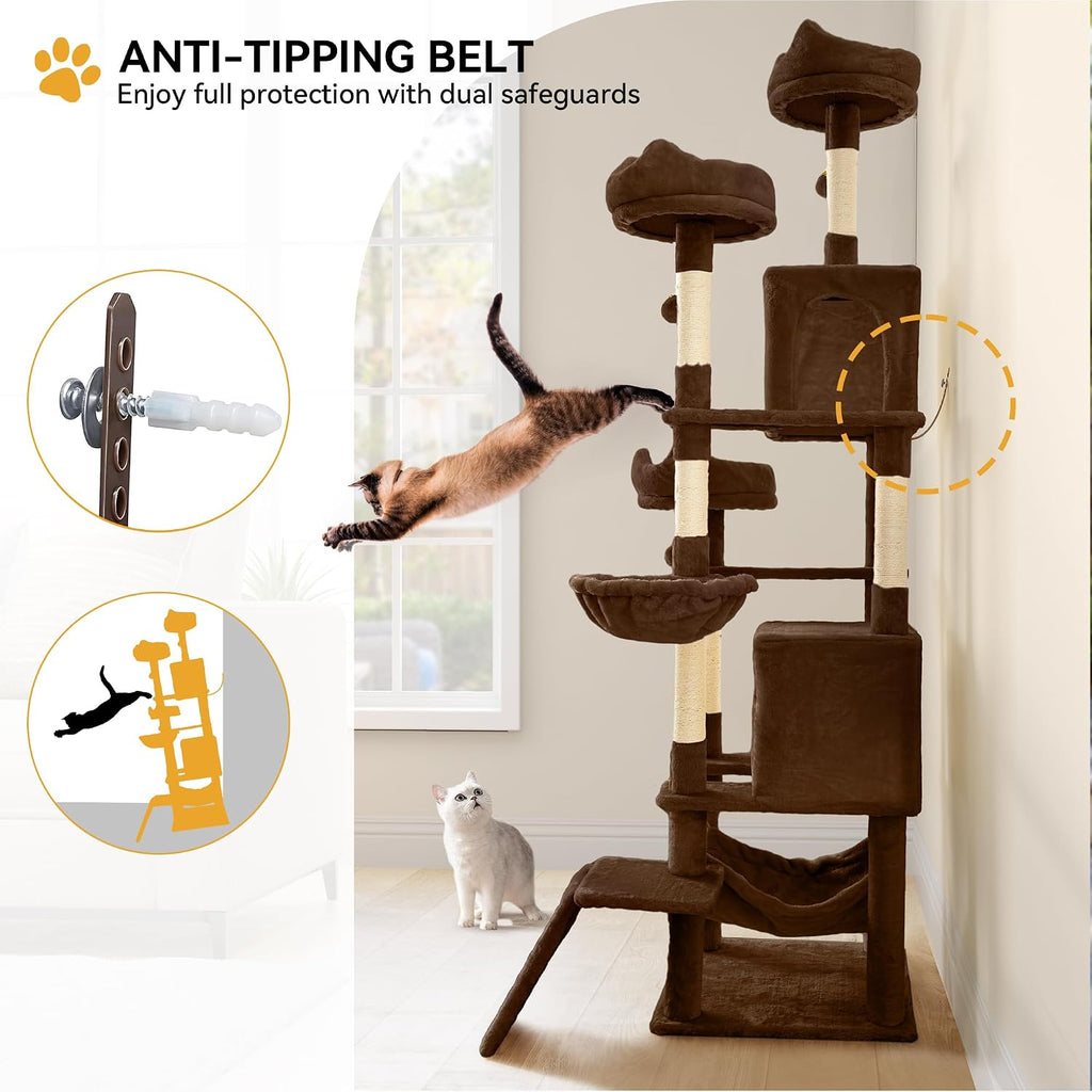 75-Inch Tall Cat Tree Indoor