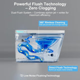 Pre-Sale Smart Toilet with Bidet Built in, Elongated Toilet with Heated Seat, Dryer, Auto-Lift Lid, Soft Close