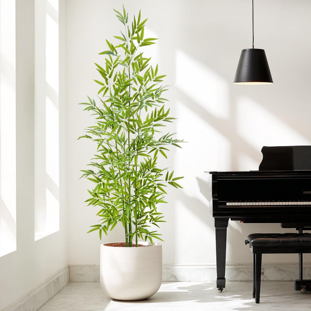 Artificial Dragon Scale Bamboo Tree 7ft with Pot