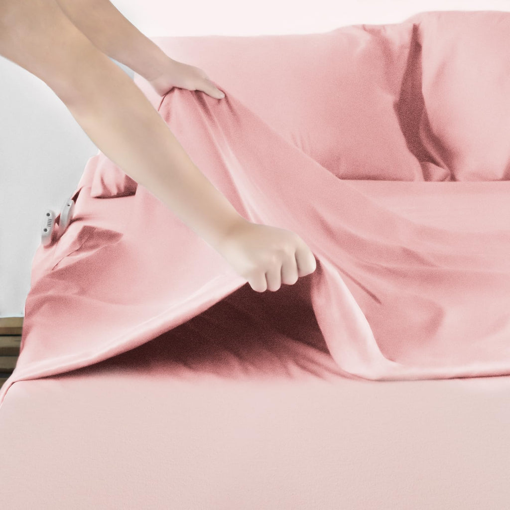 Flannel Sheets Flannel Sheet Set Pink, Premium Brushed