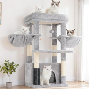 Cat Tree Tower with Large Platform, Spacious Condo